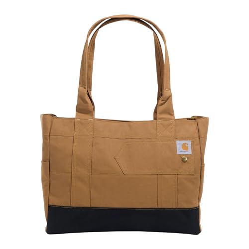 Carhartt Durable Water-Resistant Tote Bag with Zipper Closure for Men and Women