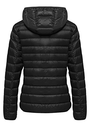 Women's Hooded Packable Ultra Light Weight Short Down Jacket for Women Travelers Winter Warmth