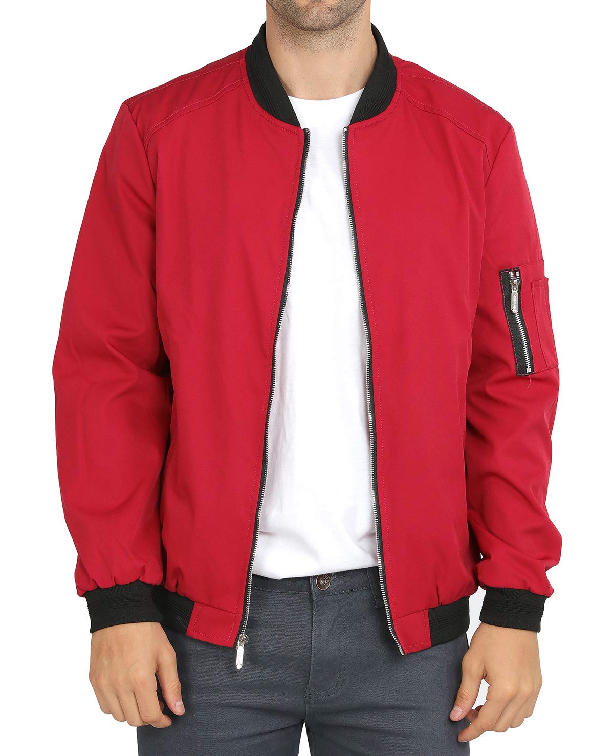 WULFUL Mens Casual Lightweight Global Recycled Standard Jacket for Warm Travel
| WULFUL Men's Softshell Flight Bomber G